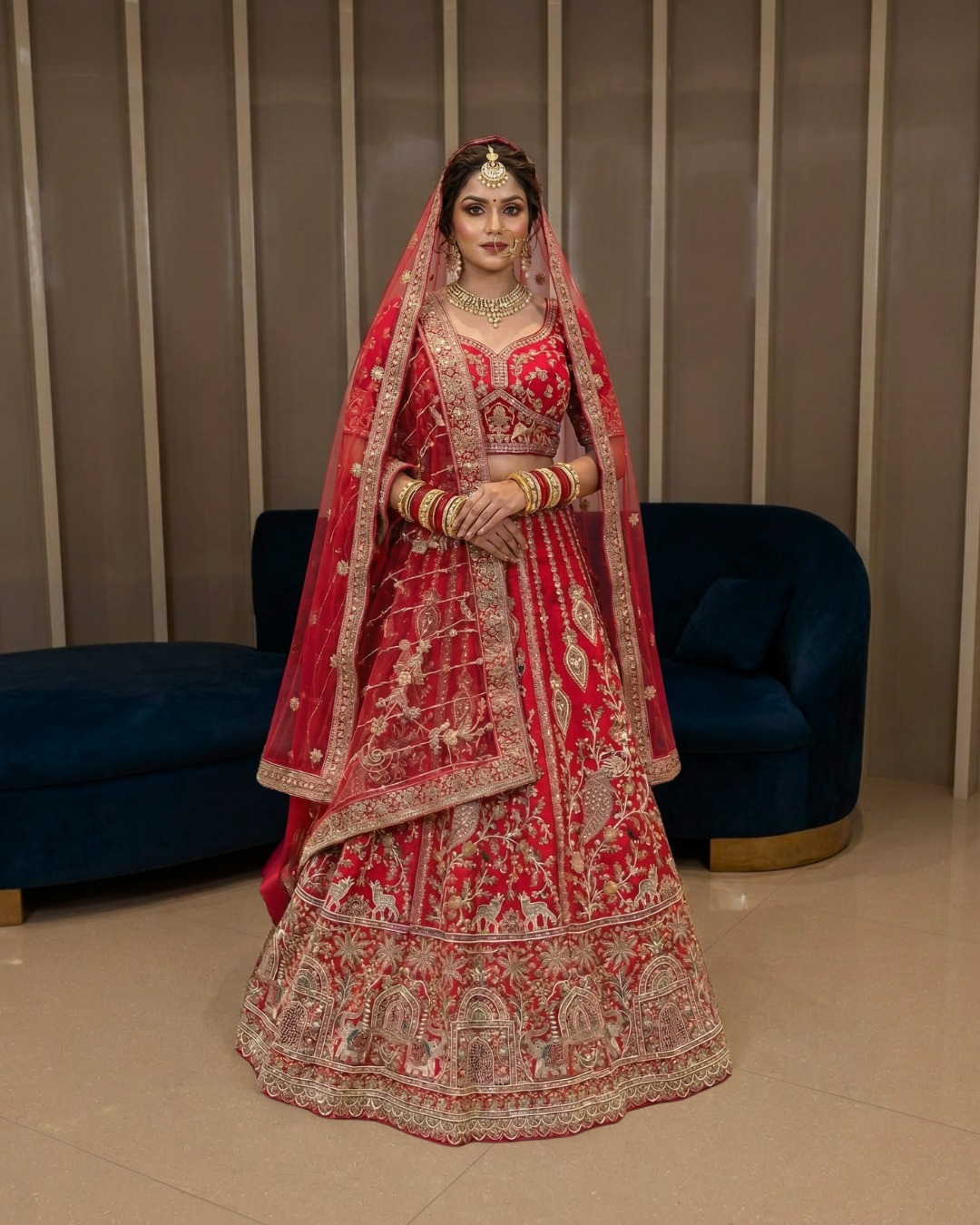 Bridal and party lehengas