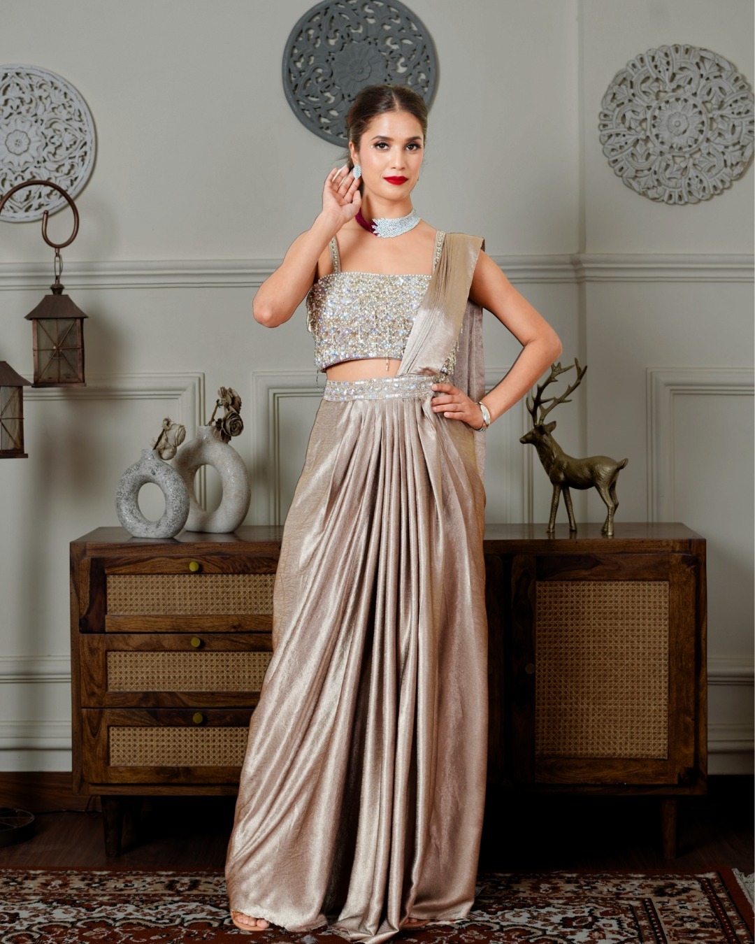 Indo-western dresses and gowns