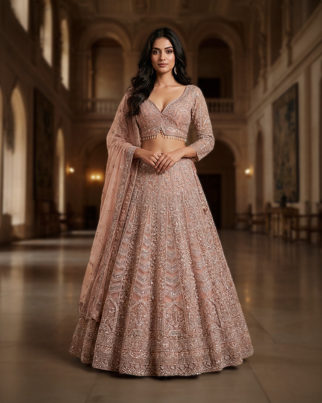 Blush Party Lehenga